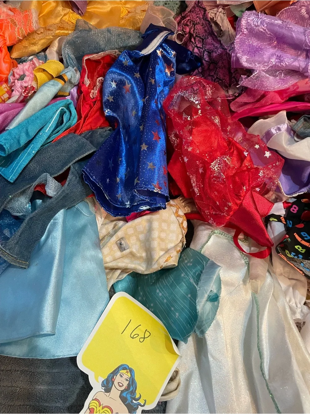 Barbie Doll Clothes Dresses Mixed Lot Of 168 Pieces